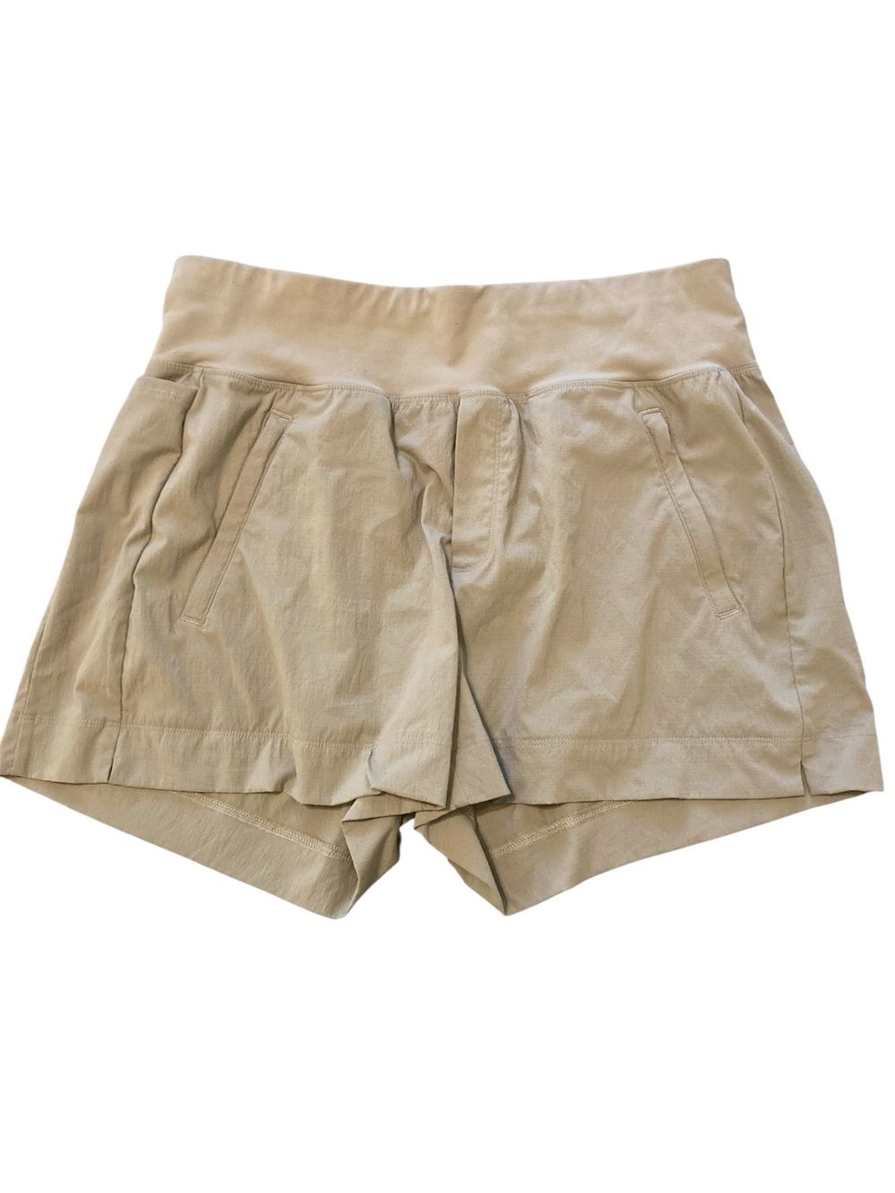 Athleta Trekkie North Short Khaki / Tan Pull On Outdoor Hiking 8
